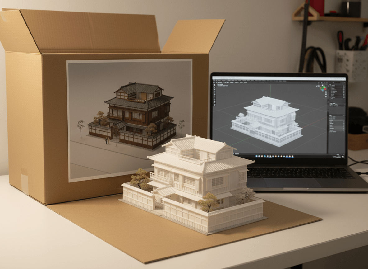 建筑转3D模型