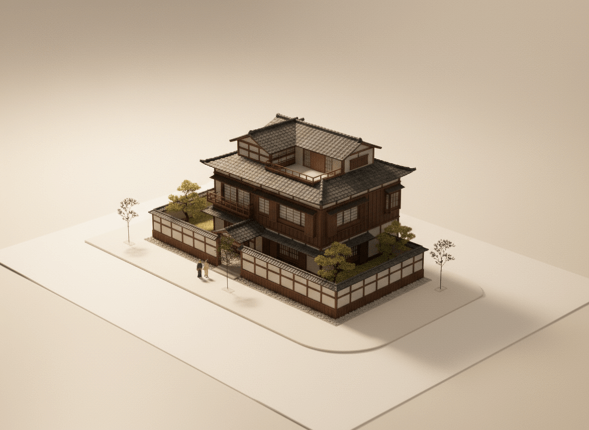 建筑转3D模型 - Original